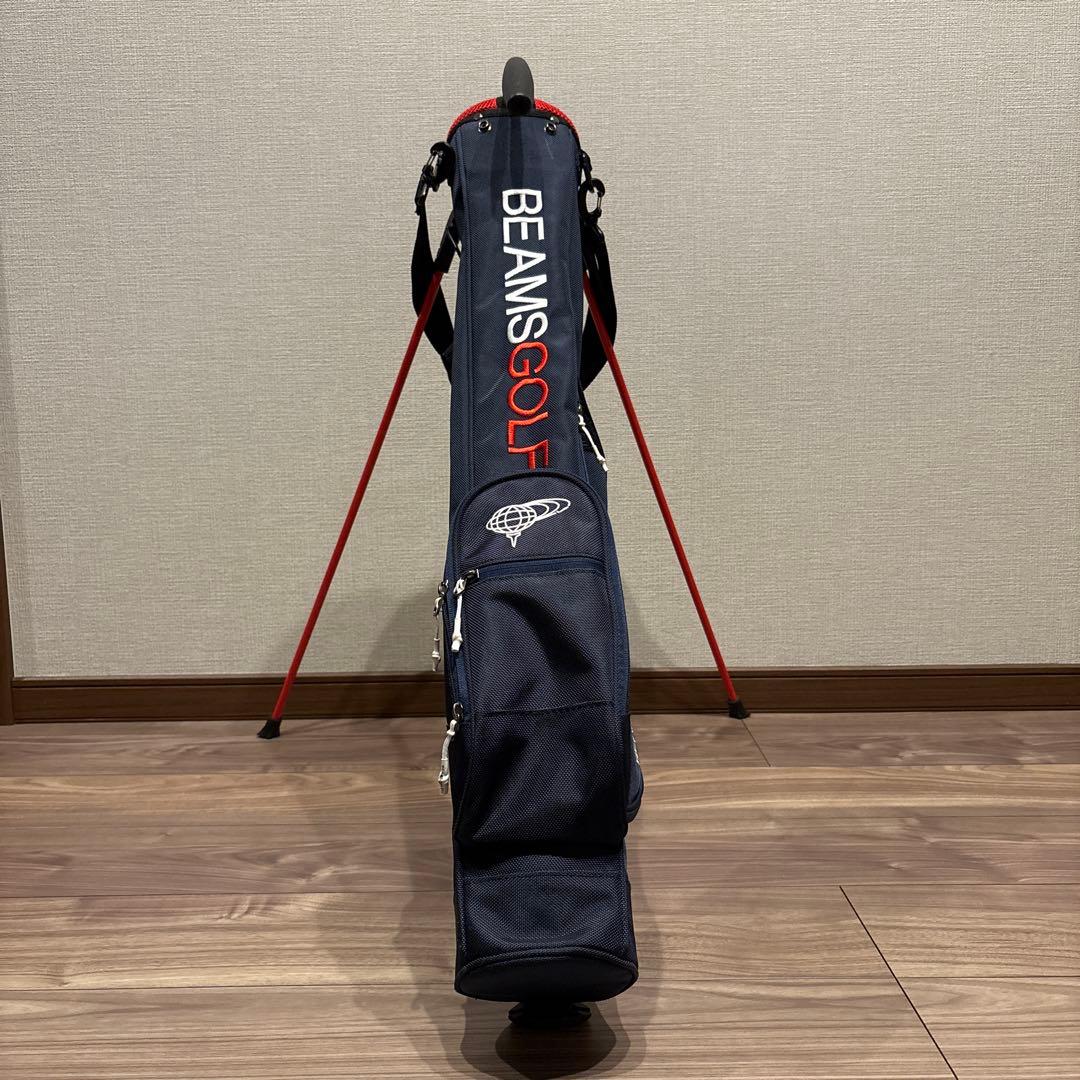 BEAMS GOLF スタンド式ゴルフバッグ ネイビー