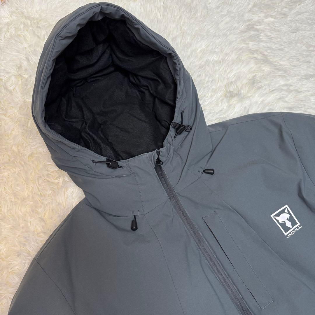 ▼JACKALL/ジャッカル▼中綿ジャケット▼グレー▼アウトドア▼Lサイズ