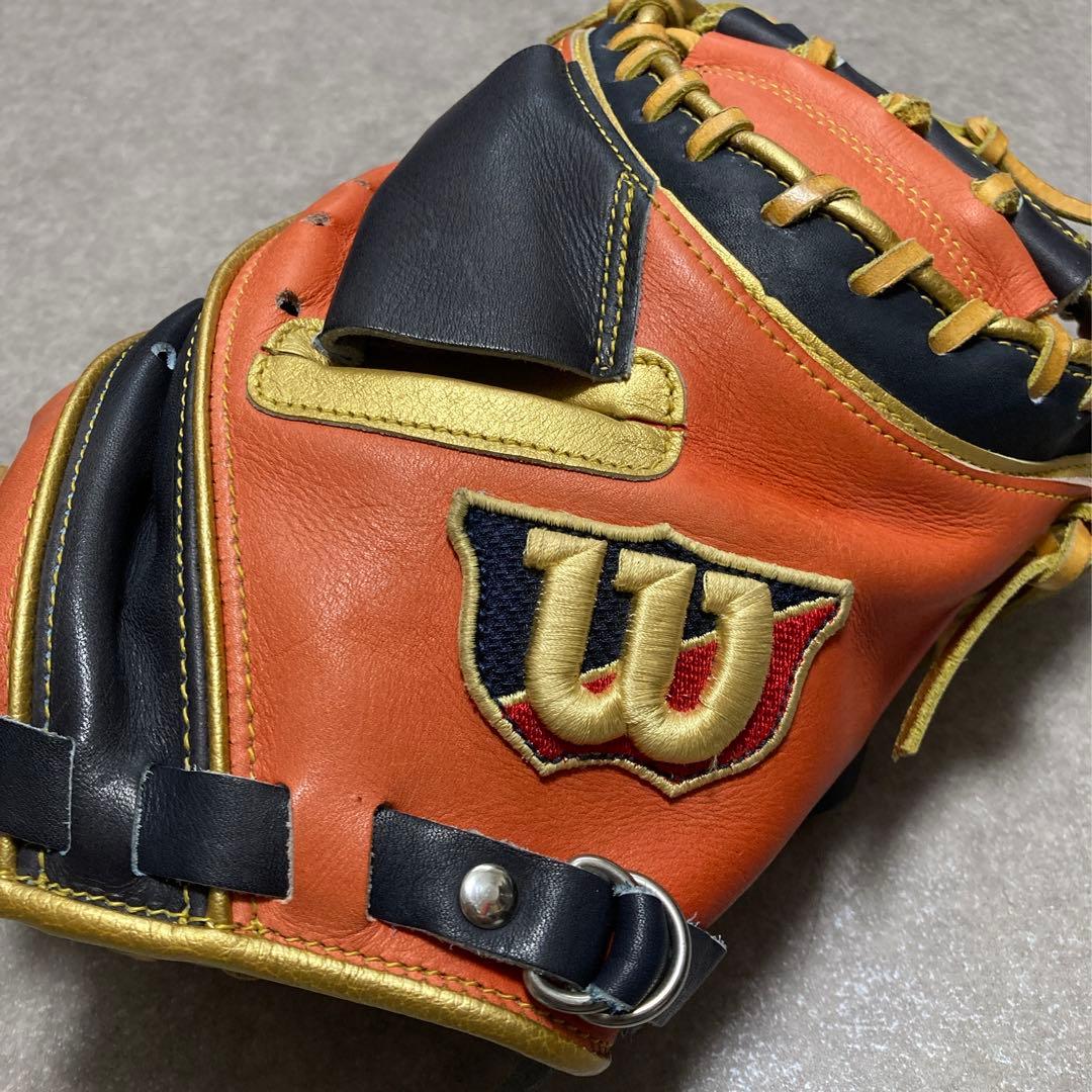 ウィルソン ワナビーヒーロー 一般 大人用 軟式 野球 キャッチャーミット 良品