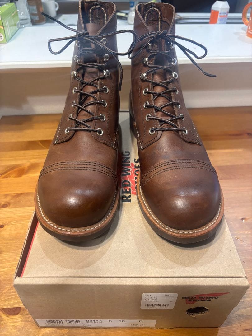 美品　レッドウィング　8111 アイアンレンジャー　アンバーハーネス