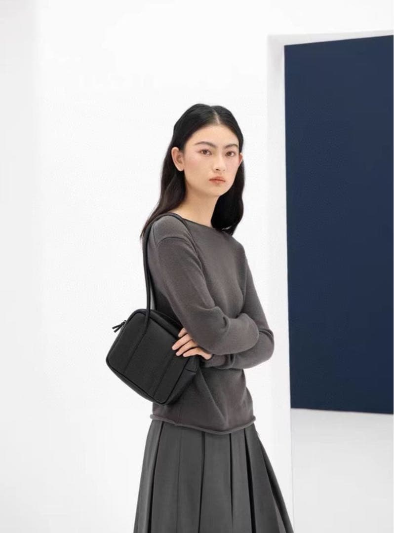 Aeta SQUARE BOSTON ロング ハンドル バッグc0