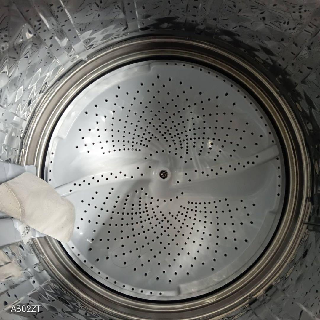 433 関東配送　乾燥機能付洗濯機　SHARP 容量8kg 乾燥4.5kg 美品