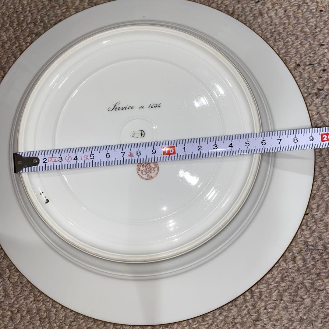 セーブル 大皿　セーブル ブルー　24cm 1834年製