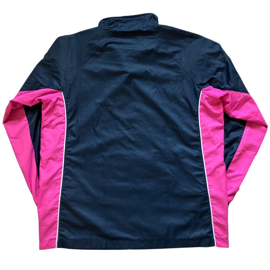 美品00s OLD NIKE レアカラーピンク ナイロンセットアップ上下 Y2K