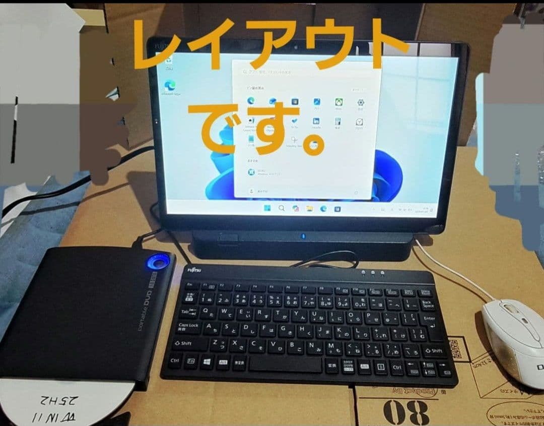 新品 バッテリー、Win11タブレット スタンド付き 本体 7日間保証13.3