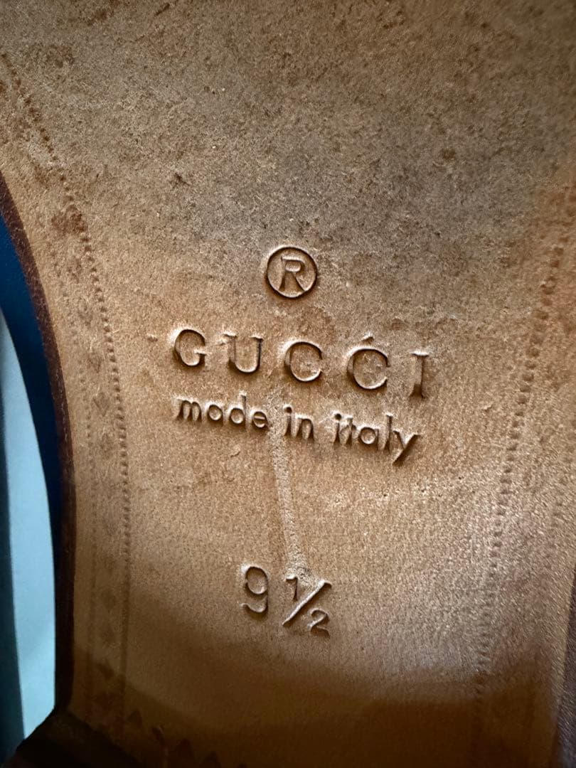 希少　グッチ　ローファー　ホースビット　シェリーライン　ゴールド金具　レザー