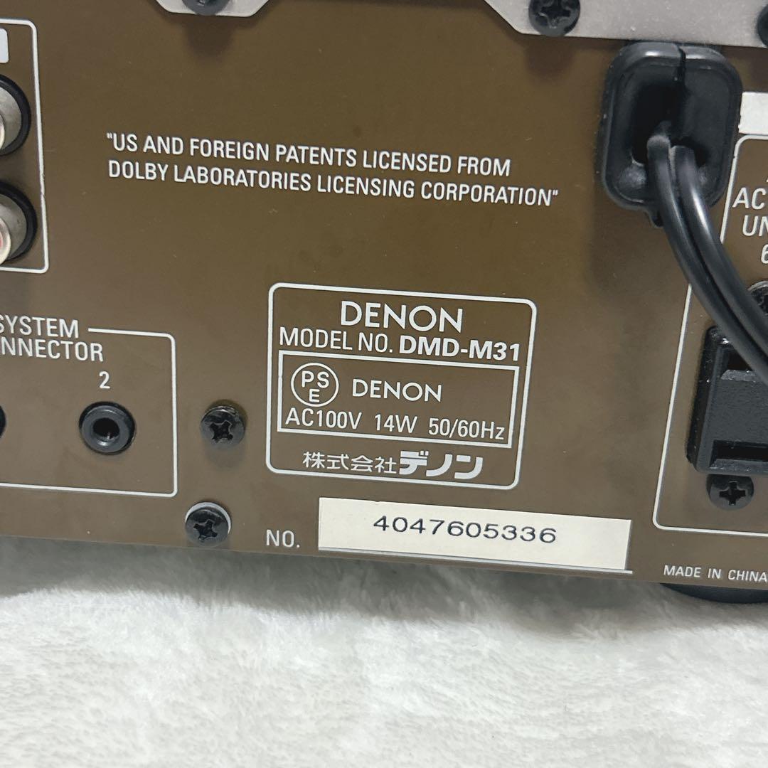 ✨動作品✨ DENON DMD-M31　MDプレーヤー MDデッキ