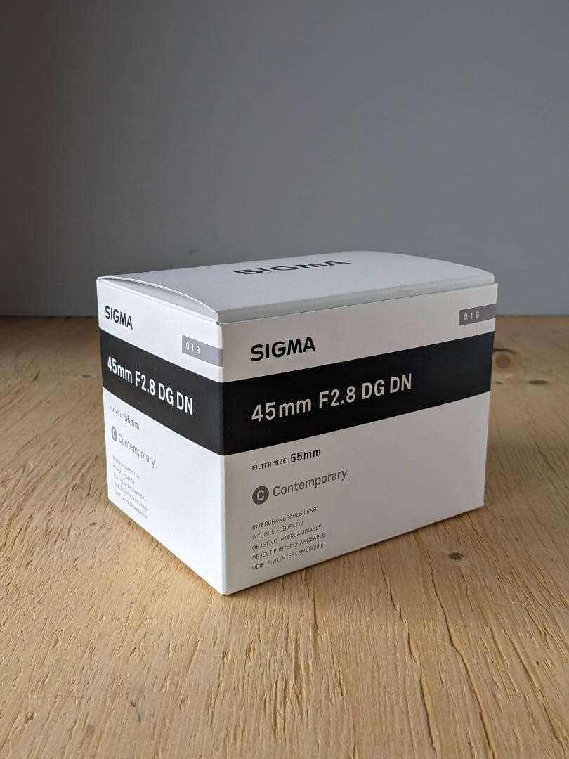 【超美品】SIGMA シグマ 45mm F2.8 DG DN Lマウント 箱付き