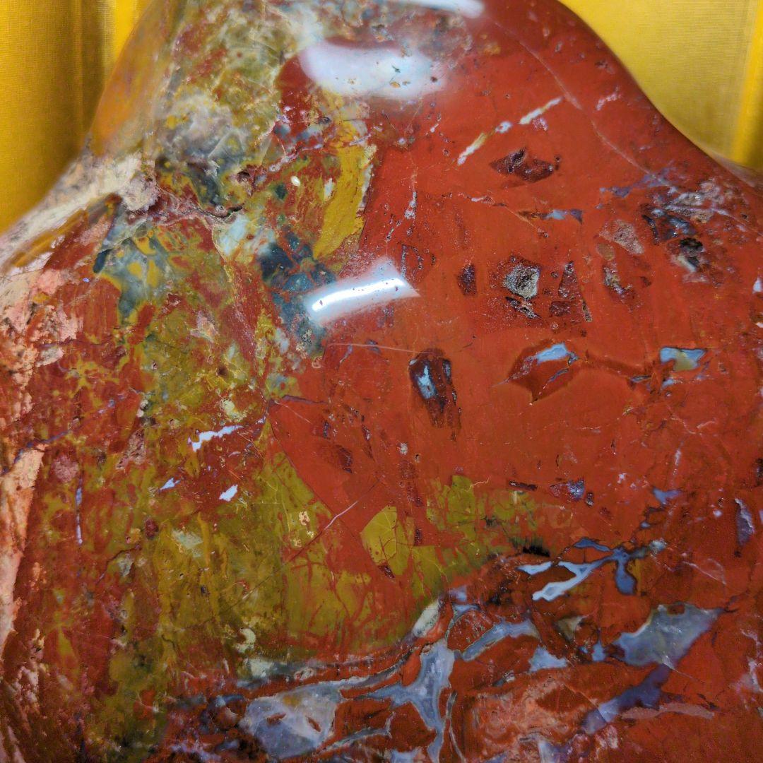 佐渡赤玉石 大サイズ 約9.2kg 天然石 鑑賞石 水石 希少 レア 台座付き