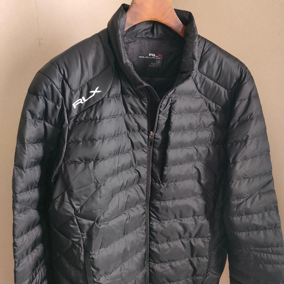 【美品】RLX RALPH LAUREN 中綿 ジャケット M 黒 軽量 f