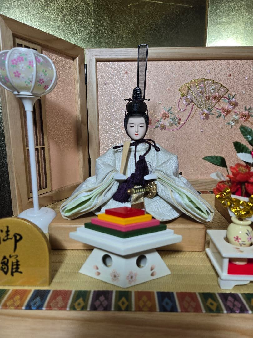 【一点限り】雛人形 収納飾り 三段　32