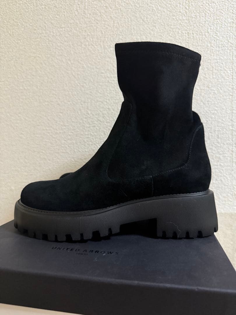 UNITED ARROWS 新品　ストレッチショートブーツ　36