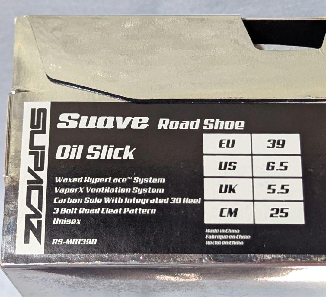 supacaz Suave ロードシューズ オイルスリックカラー 25cm