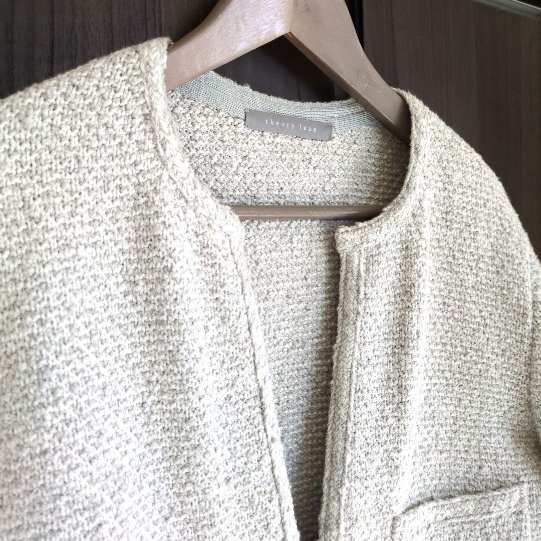 ぱーる様Theory luxe セオリーリュクス ツイードジャケット定価4.9万