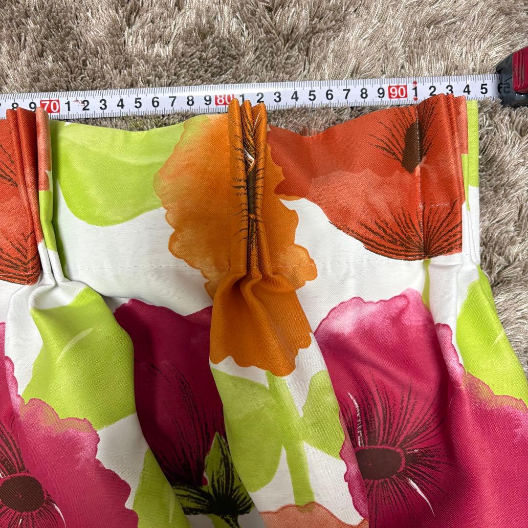 カーテン オーダー 遮光 北欧 花柄 ボタニカル