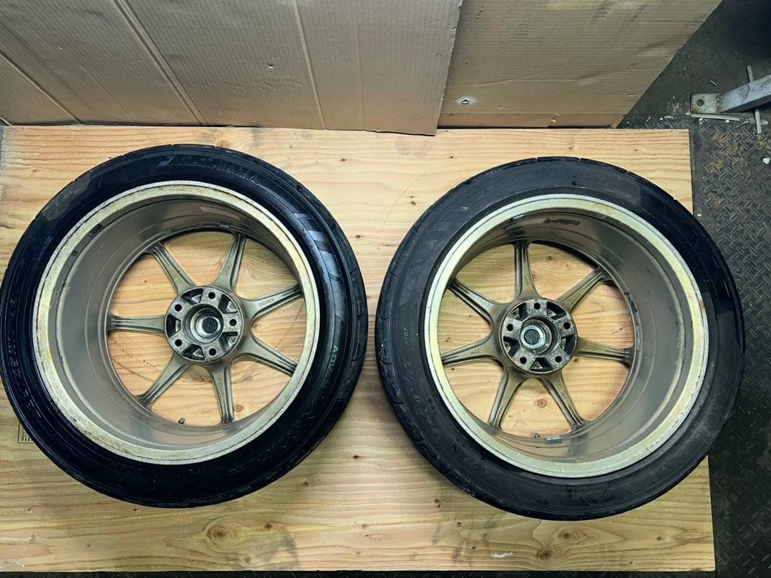 AVS MODEL 7 Limited 17インチ クロームメッキ 2本 当時物