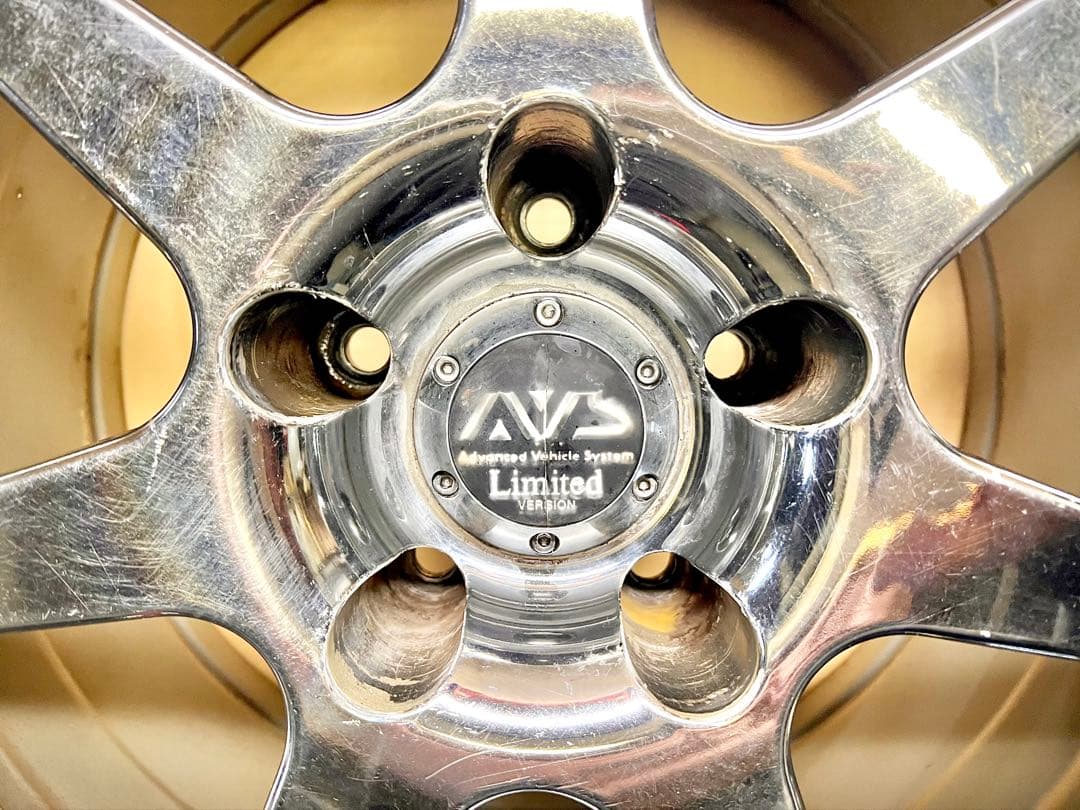 AVS MODEL 7 Limited 17インチ クロームメッキ 2本 当時物