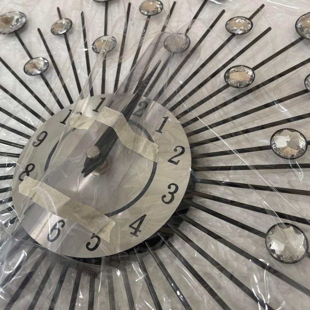 ラグジュアリー ラージ ラウンド ミュート クロック60 x 60cm