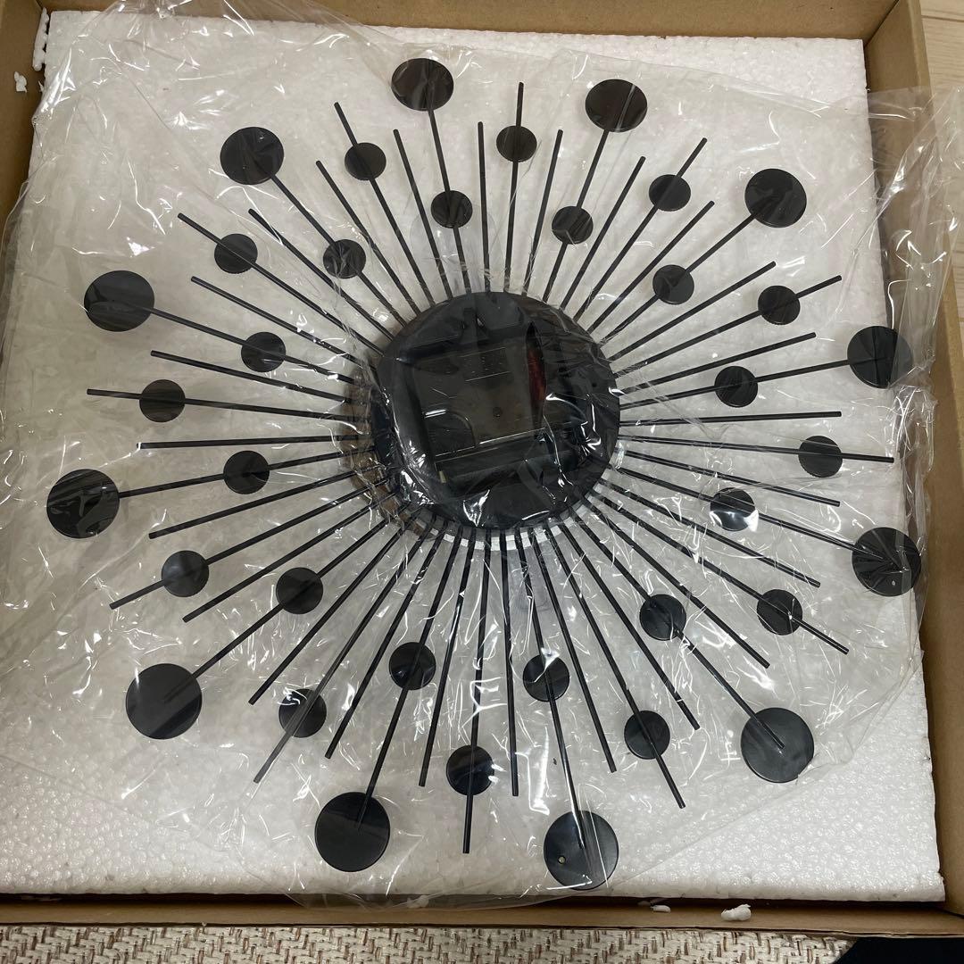 ラグジュアリー ラージ ラウンド ミュート クロック60 x 60cm