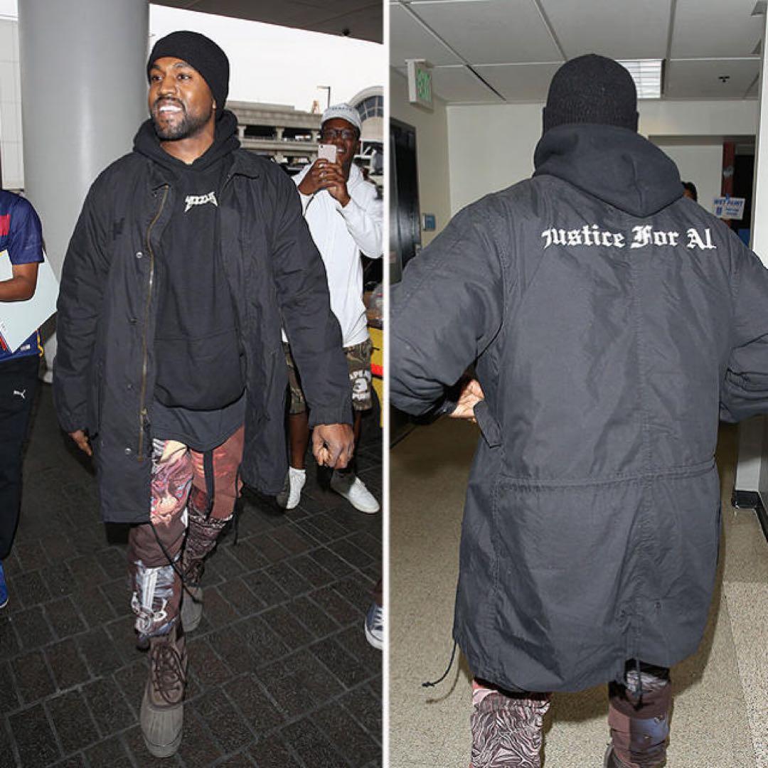 超希少！Supreme カニエ着 Justice for all モッズコート