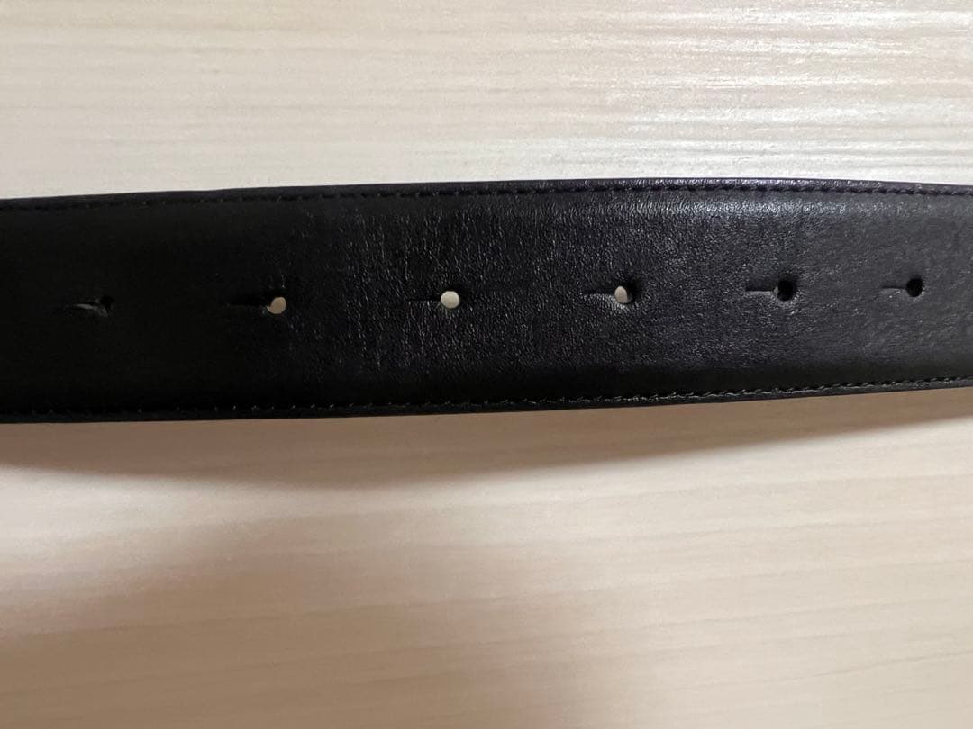 ★超美品★Ralph Lauren ブラックレザーベルト