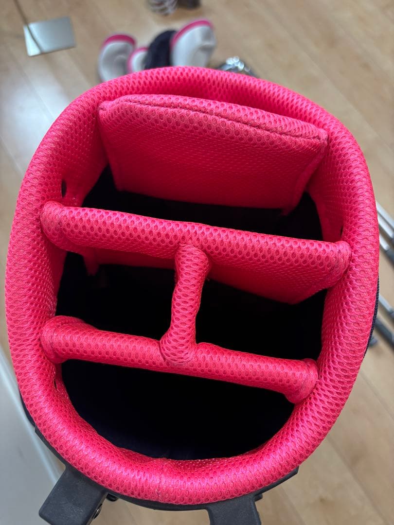 美品　送料込　afectoレディース用ゴルフクラブセット　初心者キャディバッグ付