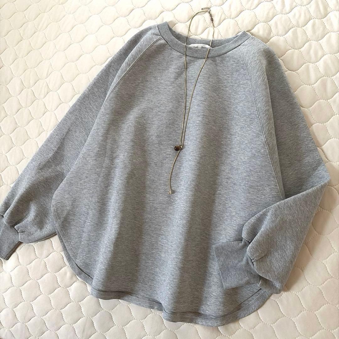 【25SS美品】BEARDSLEY ダンボールサークルプルオーバー　グレー