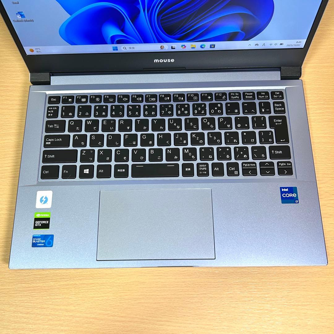 マウスコンピューター DAIV 4N i7 32GB 1TB 14型 ゲーミング