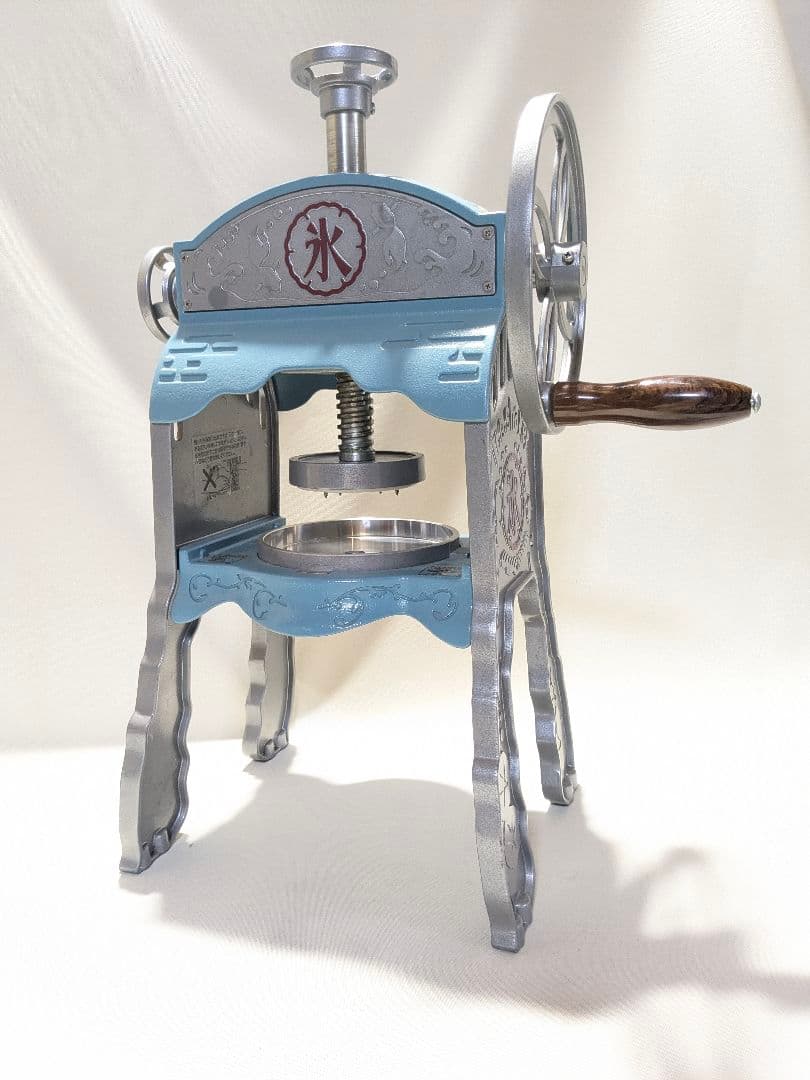 ドウシシャ かき氷屋さんのふわふわ氷かき器　アルミ合金ボディIS-AL-1500