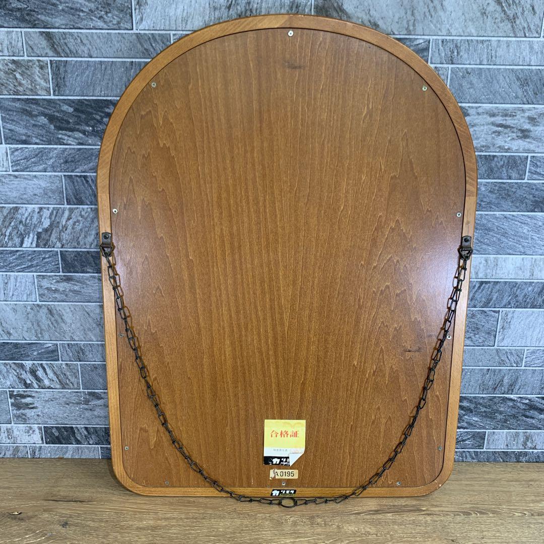 tamoカリモク karimoku　木製　壁掛け鏡　ウォールミラー　日本製