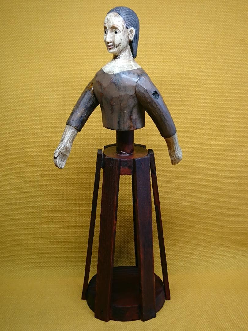 ビンテージ　人形　マネキン　彫像　置物　インテリア　工芸品　美術品　A2757