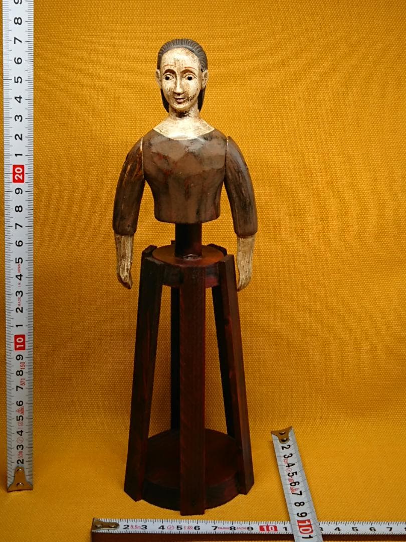 ビンテージ　人形　マネキン　彫像　置物　インテリア　工芸品　美術品　A2757