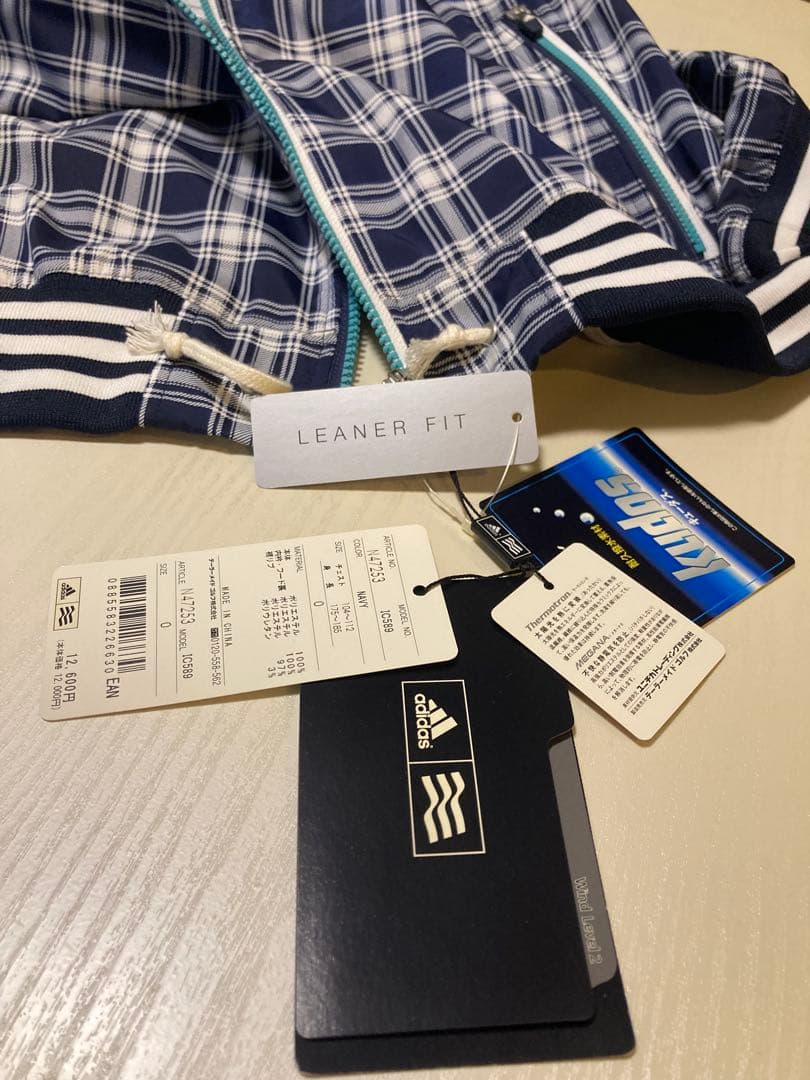 【タグ付き新品】adidas golf チェック柄フーデッドゴルフベスト