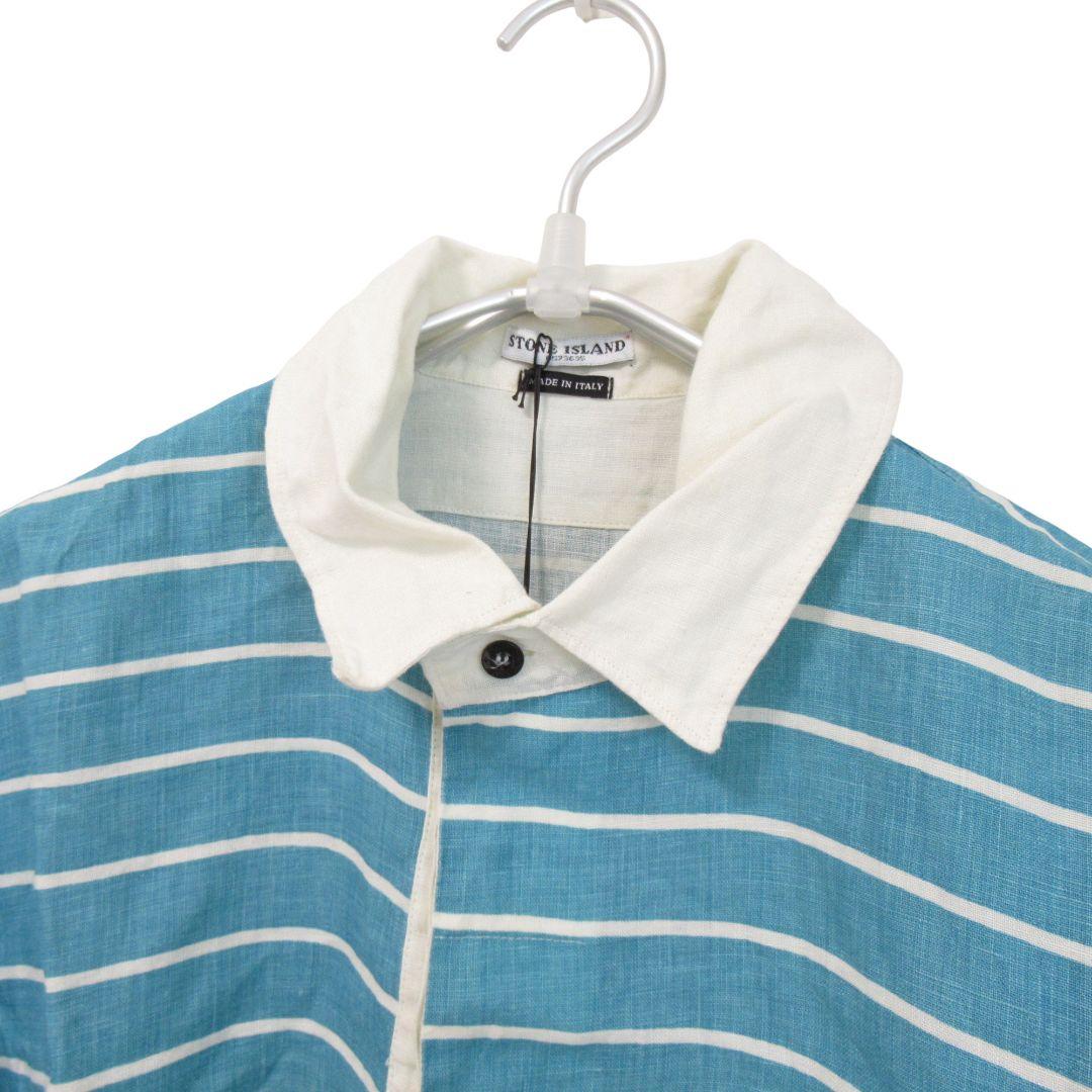 028【未使用】STONE  ストーン アイランド ポロシャツ 長袖