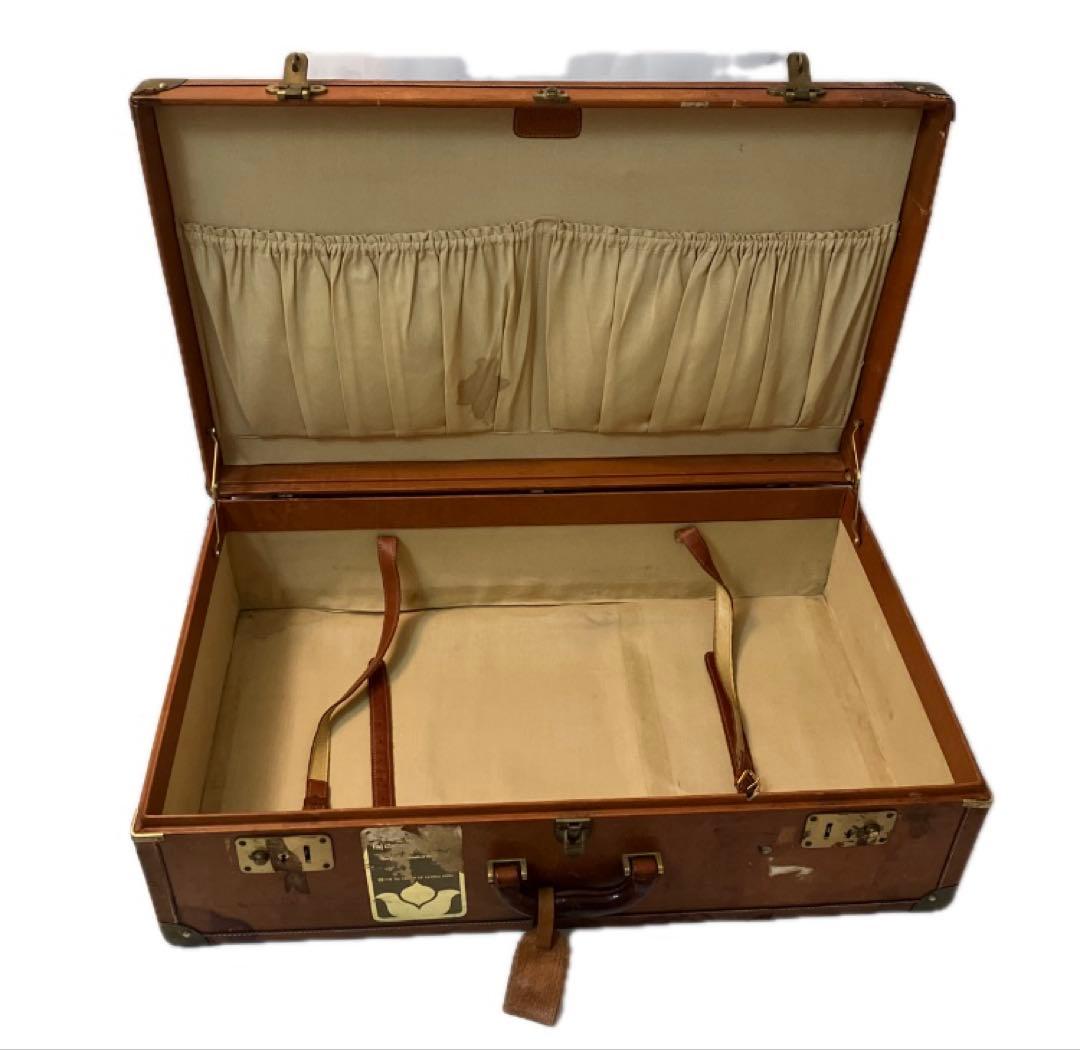 Polo ラルフローレン　本革レザー トランク　スーツケース　ヴィンテージ