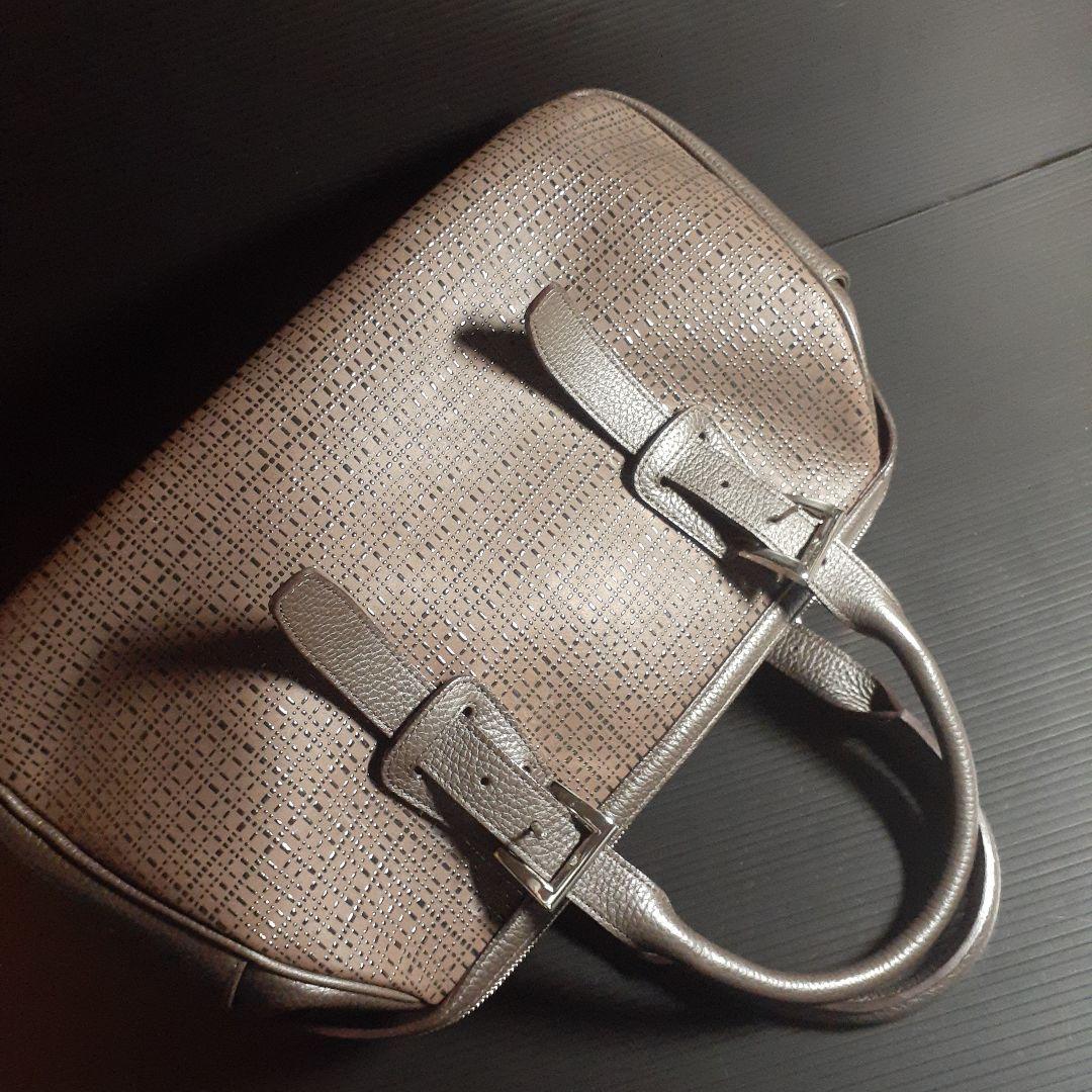 印傳屋の甲州印傳ボストンバッグ(未使用品)