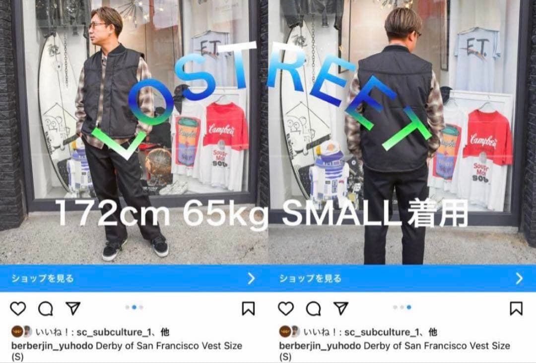 ダービー / Derby of San Francisco VEST 黒赤