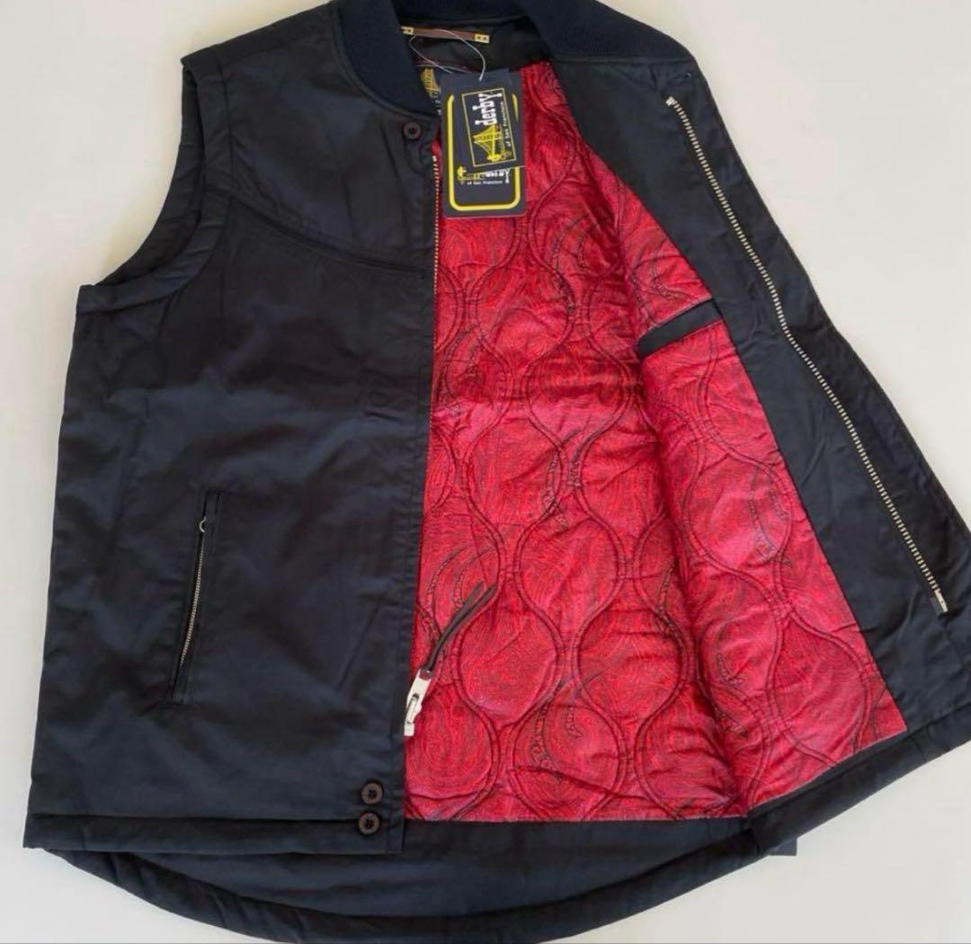 ダービー / Derby of San Francisco VEST 黒赤