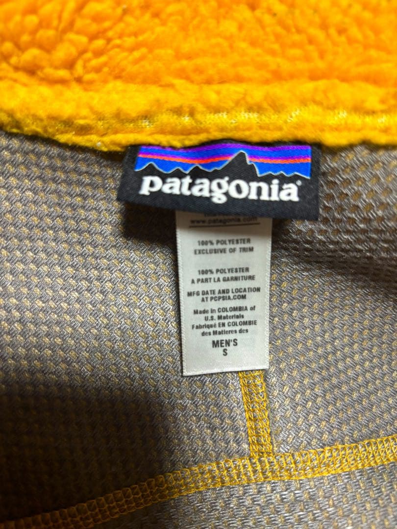 【希少色 ゴールド】パタゴニア レトロXベスト Retro-X メンズSサイズ