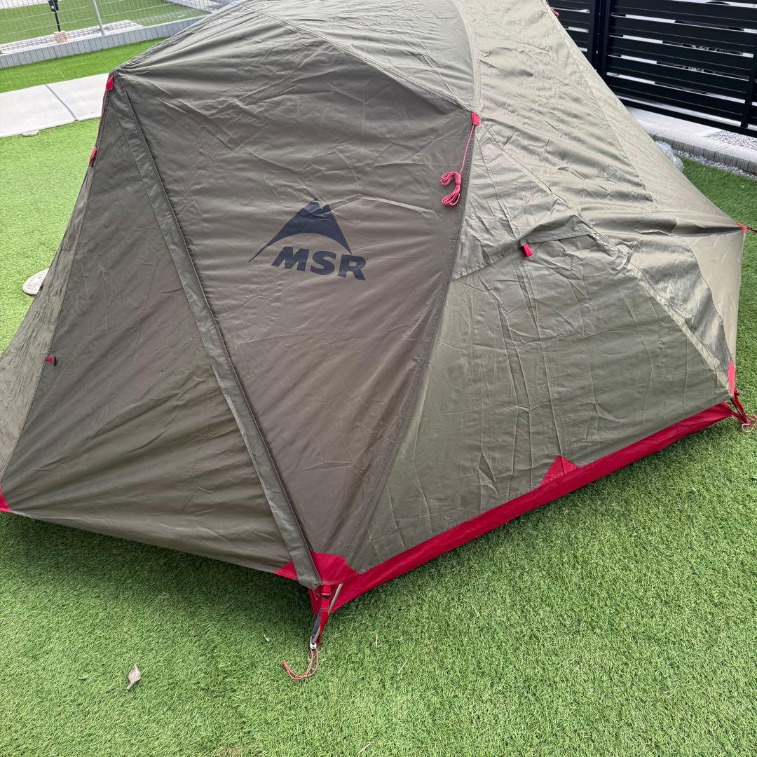 MSR エリクサー2 山岳テント　ヨーロッパ限定 グリーン