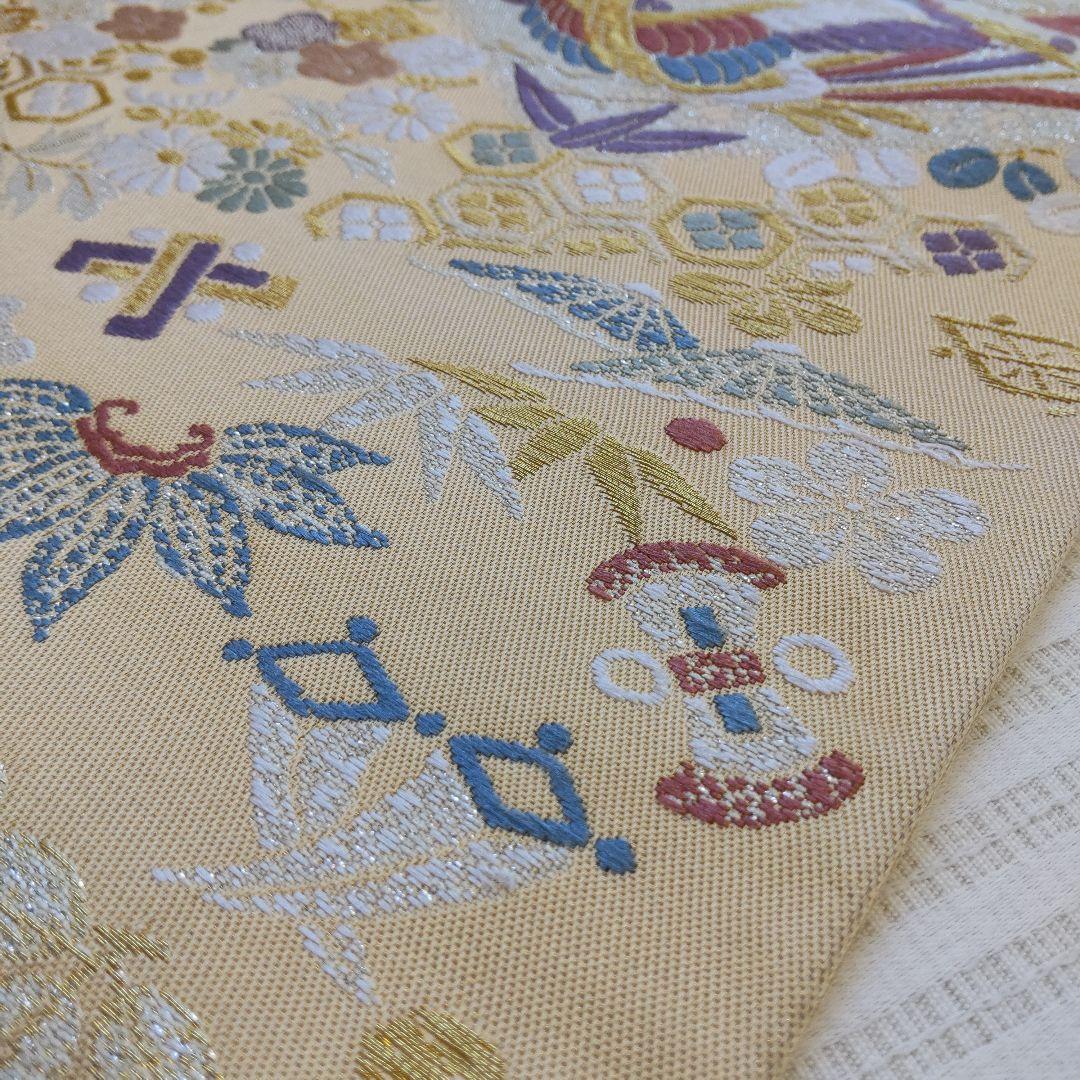 【袋帯】幸せを結ぶ帯＊鳳凰と宝尽くしが織りなす西陣の華/Obi/Vintage