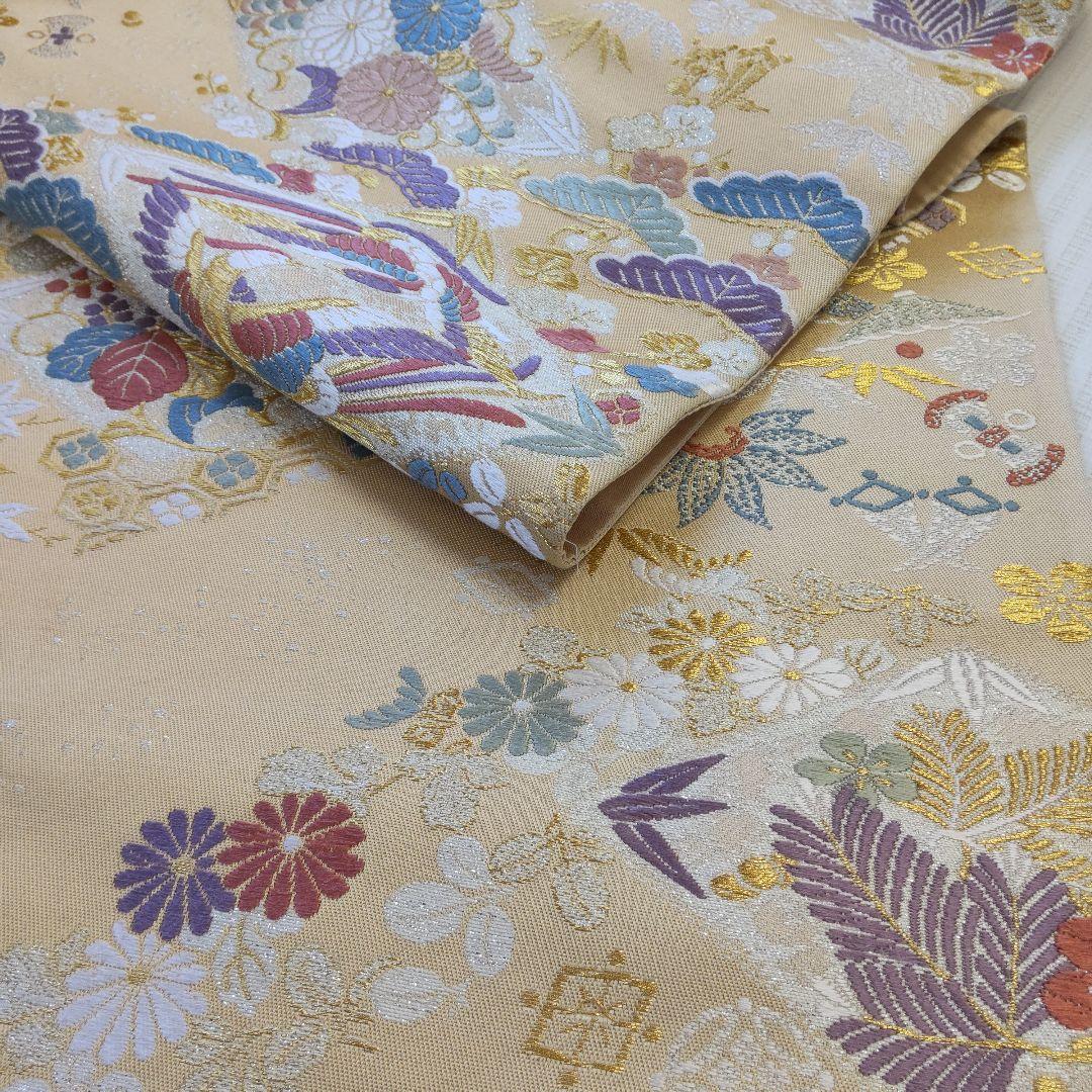 【袋帯】幸せを結ぶ帯＊鳳凰と宝尽くしが織りなす西陣の華/Obi/Vintage