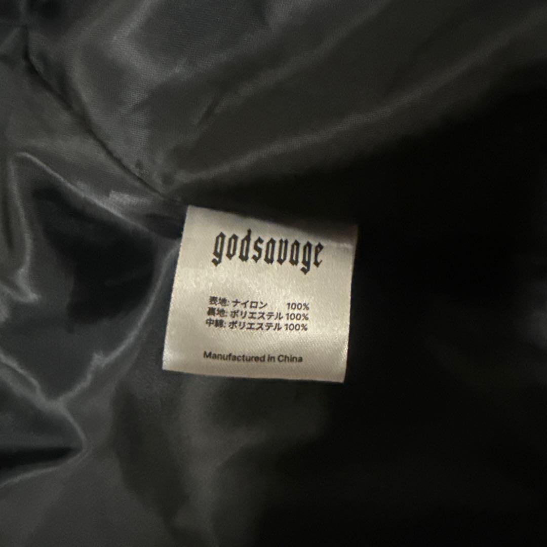 godsavage ダウン　M