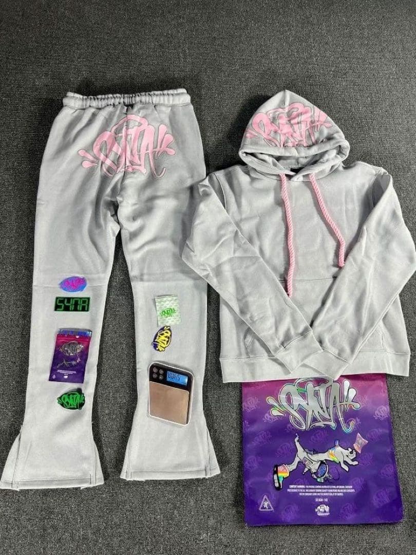 Syna world シナワールド セットアップ グレーピンク size M