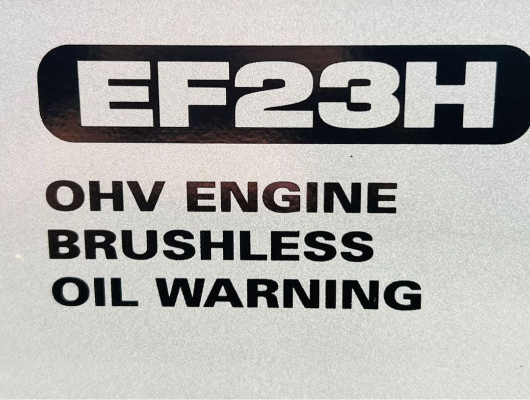 Yamaha EF23H ポータブル発電機動作確認済み