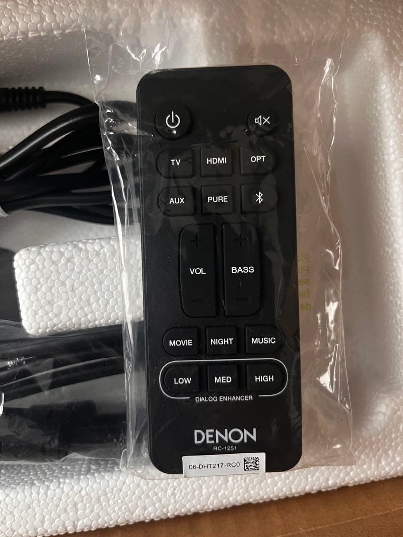 DENON DHT-S217 サウンドバー　2024年製