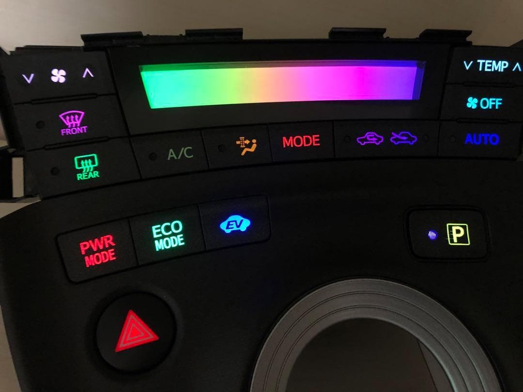 ラ*フ様 ZVW30 プリウス　前期　エアコンパネル　シフトパネル LED打ち替