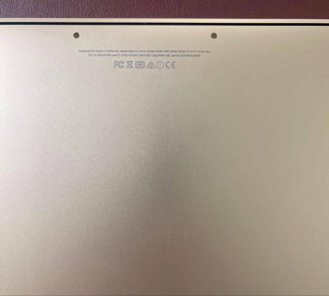 MacBook本体 MacBook (Retina, 12-inch, 2017)