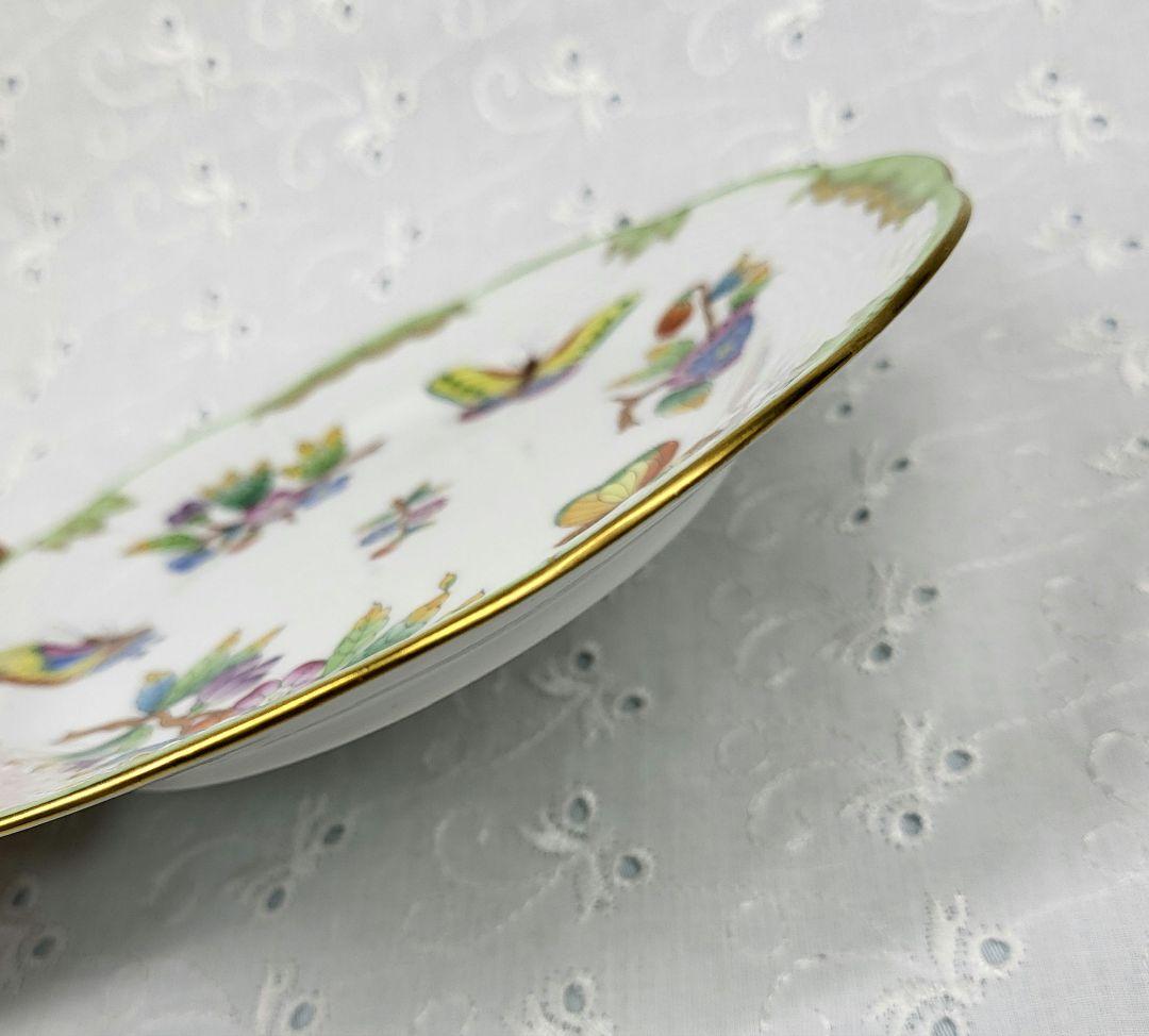 美品✨ヘレンド ヴィクトリアブーケ サラダ デザート プレート17 皿 花蝶①