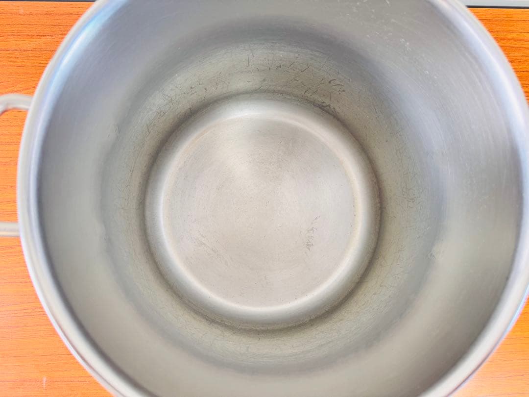 業務用 寸胴鍋 31cm 深型 約20L 蓋付き SUS444